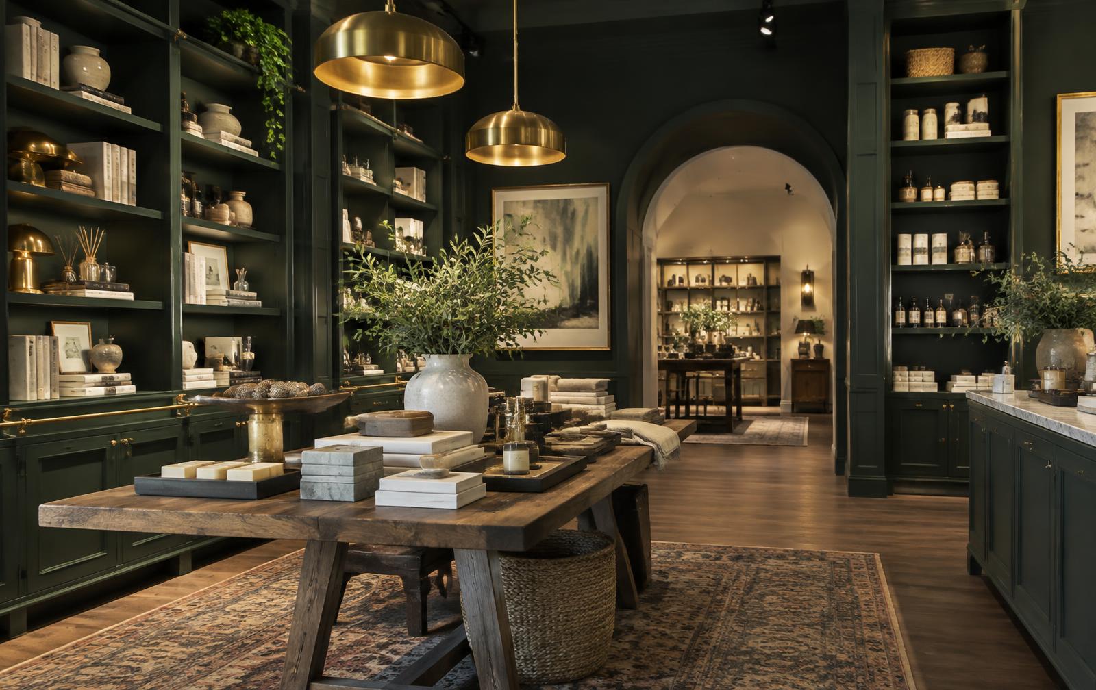 Original concept image of a curated independent lifestyle boutique